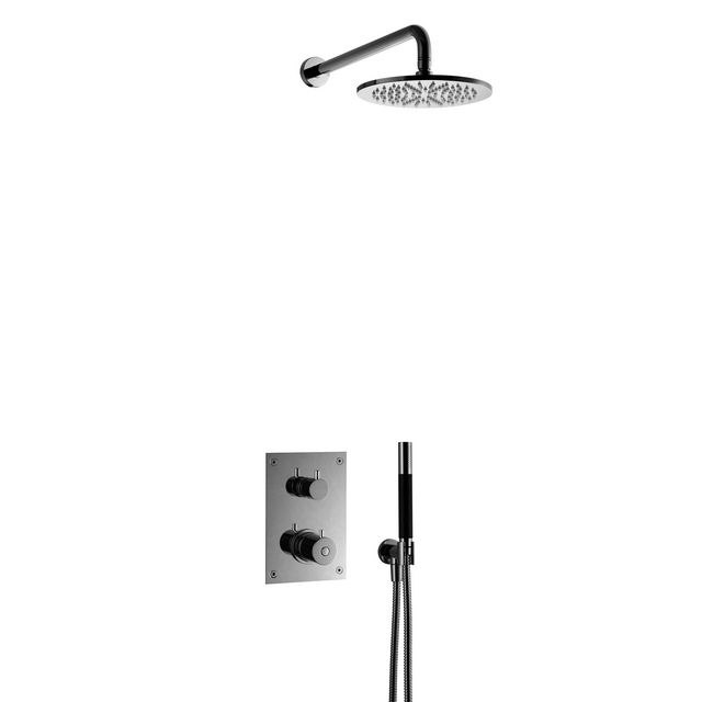Produktbild föreställande artikeln DUSCHBLANDARE BOX7268 ED2 TERMOSTAT INBYGGNAD BL CHROME från kategorin Duschblandare & Badkarsblandare